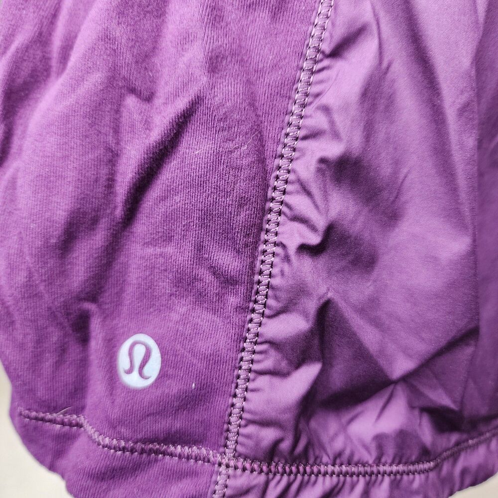 Lululemon Rush Hour Jacket Womens 6 Magenta Purple Athletic Running Jog Gym - Picture 8 of 16